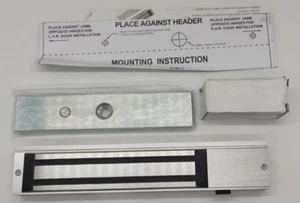 Rosslare Magnetic Lock Surface Mount w/ Lock Status & Indicator 600 LBS LKM06L - Picture 1 of 4