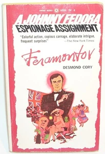 Desmond Cory FERAMONTOV Johnny Fedora Award Books Espionage 1968 Spy Novel - Picture 1 of 4