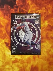 2020 Panini Donruss Optic Mythical Ronald Acuna Jr. # 10
