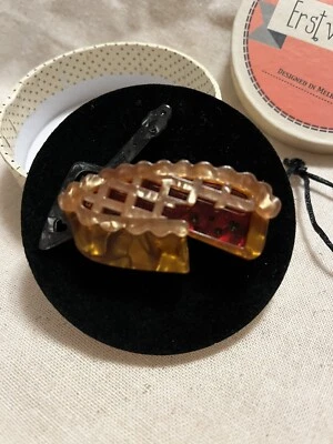 Erstwilder Be My Cherry Pie Pinup Picnic Brooch Pin 2016 Older Rare - Image 1 of 4