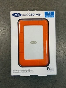 LaCie Rugged Mini 2TB External Hard Drive Portable HDD. - Photo 1/4