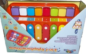 New Kids 2-in-1 Xylophone/Piano Educational Music Toy - Picture 1 of 5