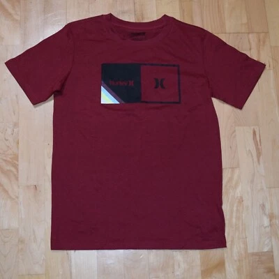 CAMISETA HURLEY By NIKE Niños Talla L Granate Gráfico -- Excelente Estado Foto 1 de 4