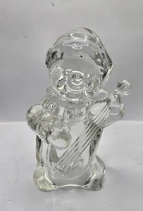 MIKASA Crystal Snowman Christmas Figurine Frosty's Choir Retired Vintage. 6½" T. - Picture 1 of 2