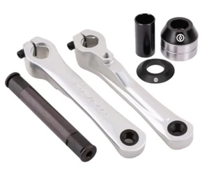 Primo Powerbite 3-Piece Cranks 170mm W/Primo MID 22mm Bottom Bracket Silver - Picture 1 of 1