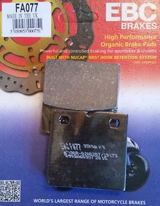 EBC/FA077 Brake Pads (Front) for BMW R65, R80/R, R80GS, R850GS, R100GS, R100PD - Picture 1 of 2