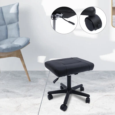 Office Foot Stool with Wheels, Height Adjustable Rolling Leg Rest Adjustable - Image 1 of 4