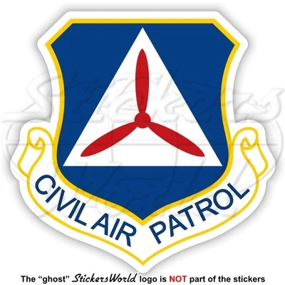 STICKERSWORLD ZIVIL LUFTPATROUILLE Emblem CAP US AirForce USAF Amerikanische USA Aufkleber