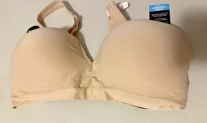 NWT LADIES SIZE 40D BALI NUDE COOL COMFORT DF3463 WIREFREE FULL COVERAGE BRA - Picture 1 of 7