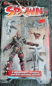 McFarlane Toys Spawn Serie 12 Spawn IV Variante. Keine Maske verbranntes Gesicht. Neu im Karton - Bild 1 von 4