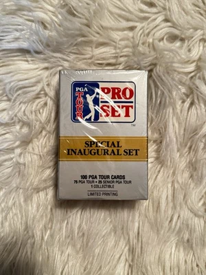Collectible  1990 PGA Tour Pro Set Special Inaugural Edition, 100 Cards - Image 1 of 2