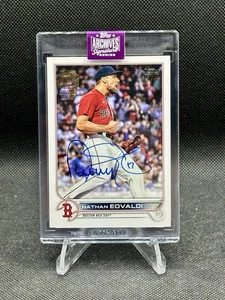 2025 Topps Archives Signature Series Nathan Eovaldi Auto /15 - Picture 1 of 3