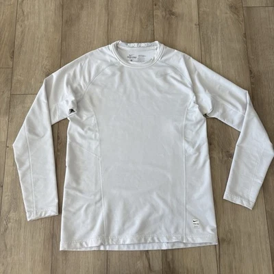 Camisa Nike Pro Para Hombres Grande L Blanca Manga Larga Dri-FIT Ajustada Entrenamiento Atlético Foto 1 de 4