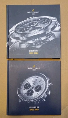 2 CATALOGHI BREITLING 1884 CHRONOLOG 2022/2023 E 2023/2024  - Immagine 1 di 4