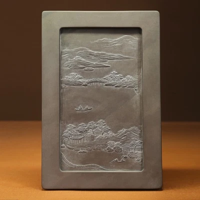 Китайский чернильный камень пейзаж «С великолепным духом» - Изображение 1 из 4