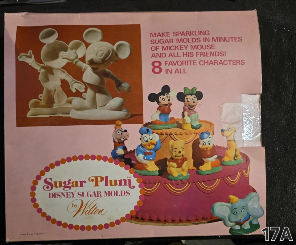 SUGAR PLUM Disney Sugar Molds de Wilton 8 personajes favoritos de Disney World Foto 1 de 2