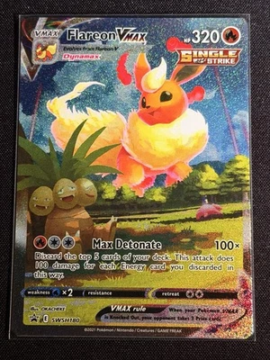 Flareon VMAX SWSH180 SWSH: Sword & Shield Promo Cards Holo Pokémon Near Mint  - Image 1 of 3