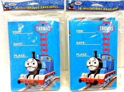 Thomas & Friends Birthday Party Invitations Thomas Tank Engine 16 Ct NIP - Image 1 of 4