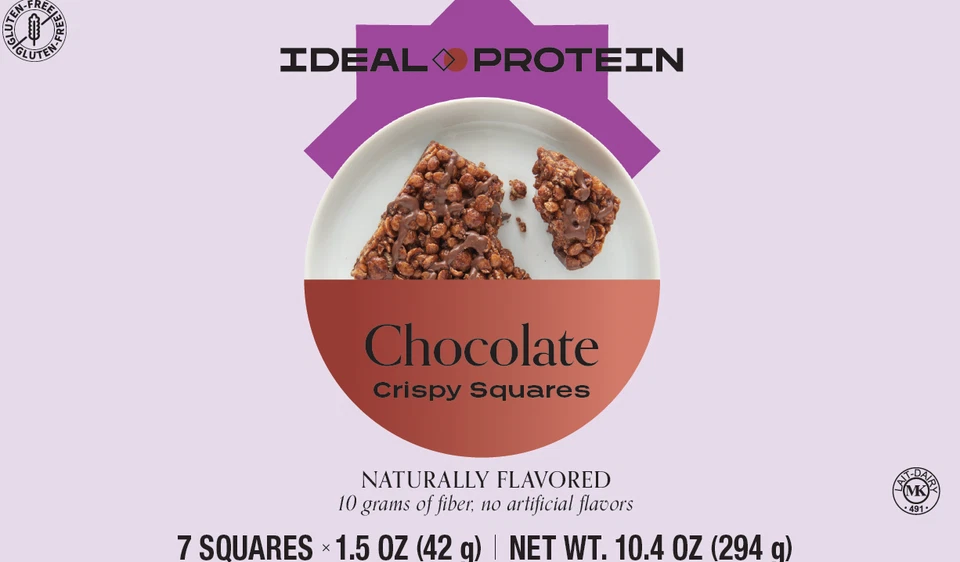 Chocolate Crispy Squares - Ideal Protein - Image 1 of 1