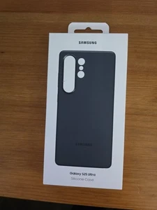 SAMSUNG Genuine Galaxy S25 Ultra Silicone Case Cover EF-VS938 - Black - Picture 1 of 2