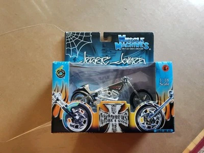 Muscle Machines Jesse James West Coast Choppers JJ03-18-17 El Diablo II 2003 NIP - Image 1 of 4