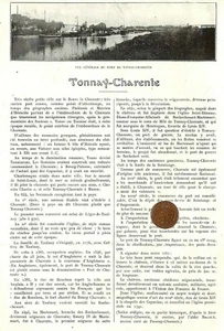 TONNAY-CHARENTE (17) LA CIE ROYALE ASTURIENNE DES MINES / ADP 1926 - Bild 1 von 2