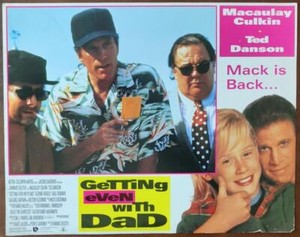 Saul Rubinek & Ted Danson Getting Even with Dad org UK movie Lobby Card 3830