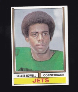 1974 Topps Delles Howell #100 New York Jets - Picture 1 of 2