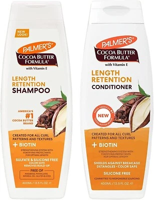 Palmer's Cocoa Butter Formula Length Retention Shampoo & Conditioner Uk seller - Image 1 of 4