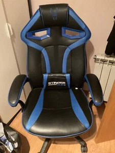 Woxter Stinger Station Alien Silla Gaming - negra/azul - Imagen 1 de 1