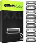 Original Gillette Labs Men Razor Blades XXL Refill 9 Pack Brand New & Sealed