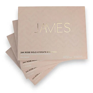 James 24K Rose Gold Hydrate Luxury Eye Mask Treatment x4 -Total of 20 Sets - Picture 1 of 3