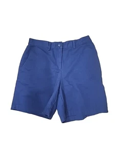 Lauren Ralph Lauren Shorts Navy Blue Mid-Rise Cotton 6.5 Inseam Women's 4 - Picture 1 of 7