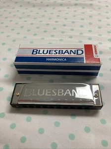 Hohner BluesBand Armonica Chiave di C Blues Band Acciaio Inox, 1501 - Foto 1 di 6