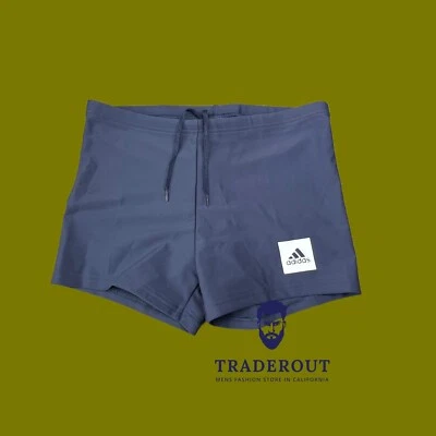 Adidas Hombre Gris Bañador Boxer Baúl Traje De Baño Talla 30 32 Foto 1 de 4