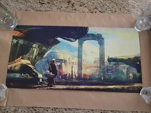Star Wars Mandalorian The Delivery Art Print Cliff Cramp 24x12 - Picture 1 of 4