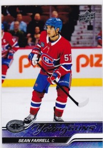 2023-24 Upper Deck Series 1 Sean Farrell Young Guns Montreal Canadiens #234