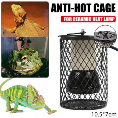 Reptile Ceramic Heat Lamp with Anti-hot Cage Light Holder Switch Set Brooder Pet - image 1 of 4