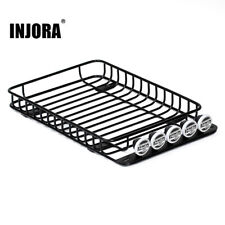 INJORA 1/10 RC Roof Rack Luggage & Light for Axial SCX10 & AXI03007 90046 TRX4