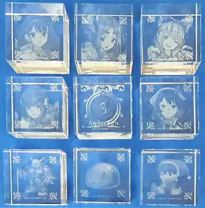 Philis's Atelier Sophie Neuemüller Crystal Paper Weight Cube 4 cm juguete 9 JUEGO - Imagen 1 de 11