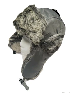 City Hunter  Premium Trapper Hat Gray W560 - Picture 1 of 2