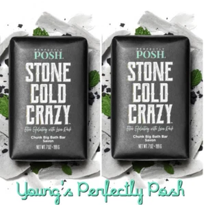 2 Perfectly Posh Stone Cold Crazy Chunks Bath Bar - Aka Hunk Chunk
