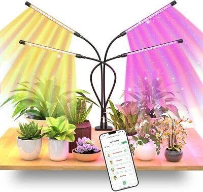 LAMPADA PER PIANTE 80 LED MAXCIO SOP23 APP IOS ANDROID LUMINOSITÀ REGOLABILE