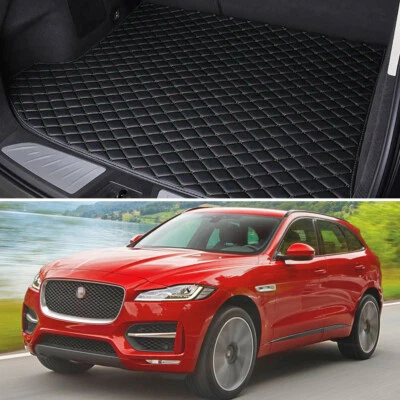 Premium Car Trunk Mat Custom Fit Cargo Liner for Jaguar F-PACE SUV 2017 2018 - Image 1 of 4