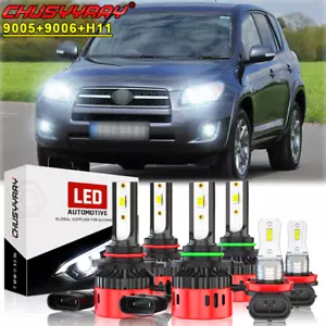 Kit de bombillas antiniebla LED 6000K para Toyota RAV4 2006-2012 - Imagen 1 de 10