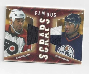 FAMOUS SCRAPS CARD 2002-03 BAP SIGNATURE SERIES D BRASHEAR VS G LARAQUE - Bild 1 von 2