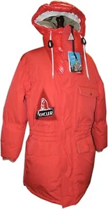 MONCLER DEDION GIUBBOTTO PATCH Red Down PARKA Men's Jacket Sz 6- XXL  $2400 2XL - Picture 1 of 17