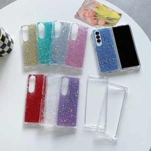 For Samsung Galaxy Z Fold 7 6 5 4 3 Cute Bling Glitter TPU Shockproof Case Cover - Picture 1 of 20