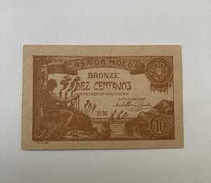 PORTUGAL 10 Centavos Banknote (1450) - Picture 1 of 2