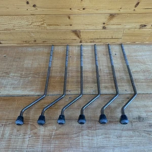 TAMA Nero Cromato Pavimento Tom Tamburo Gambe Supporti Ricambi/Hardraware x6 - Foto 1 di 13